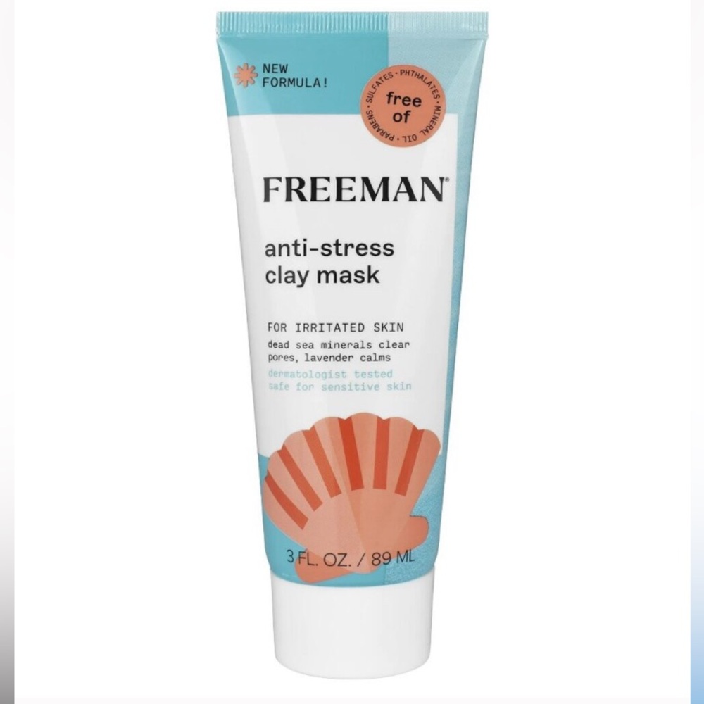 Freeman Anti-Stress Dead Sea Minerals & Lavender Clay Facial Mask